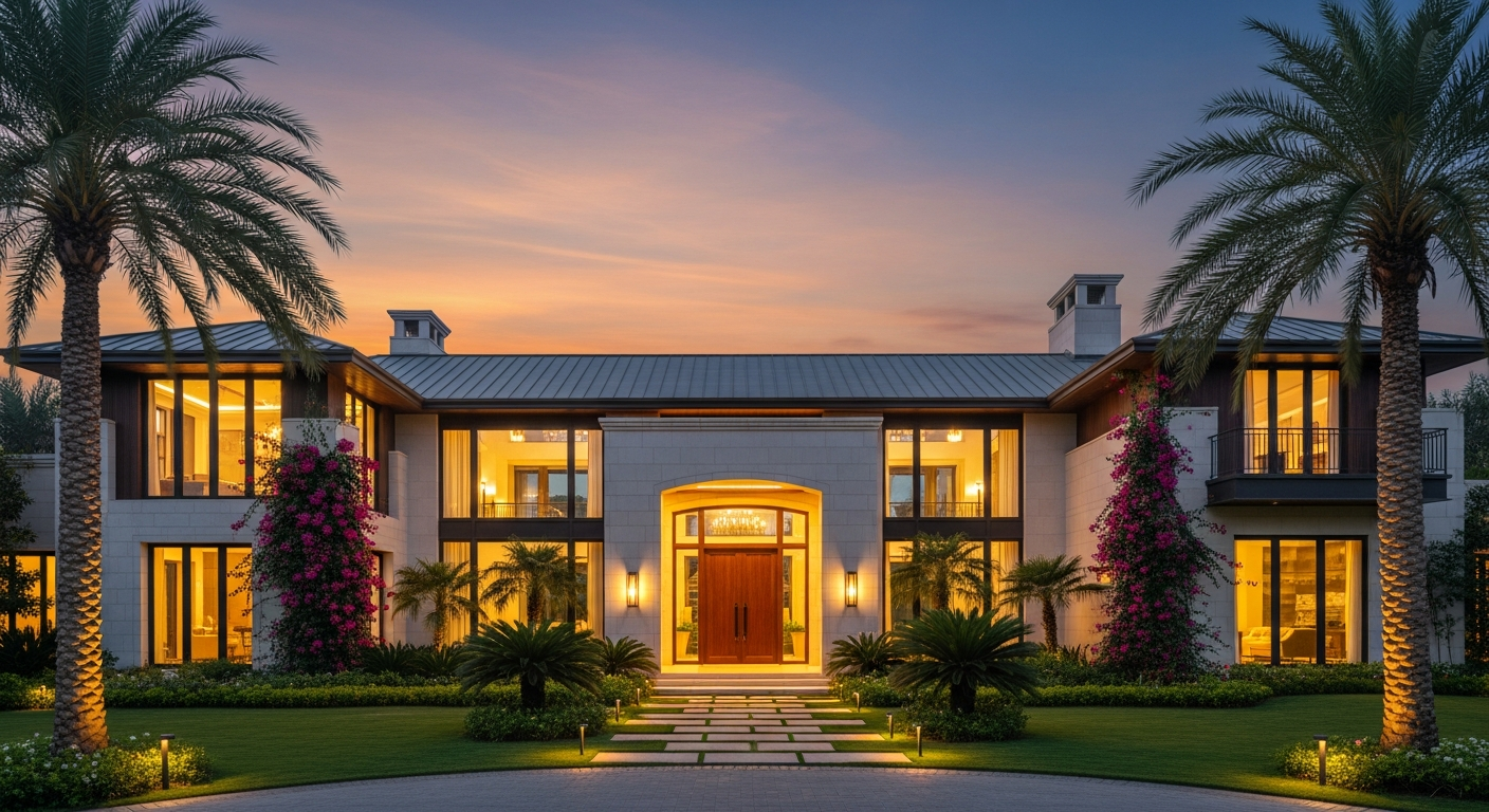 Luxury Farmhouse Exterior – Country Farm Karachi