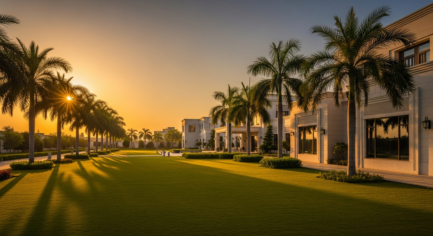 Country Farm Karachi – Venue at Golden Hour